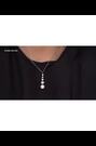 Karen Millen Silver Tone Crystal Flow Pendant - Image 2 of 6