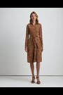 Lauren Ralph Lauren Natural Belting Print Tie Front Crepe Shirtdress - Image 2 of 6