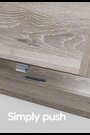 Grey Heath Oak Effect Tall Shelf - Image 2 of 9