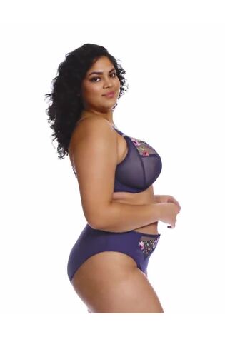 Elomi Blue Midnight Himari Underwire Plunge Bra - Image 2 of 6