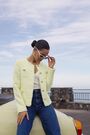 Sosandar Cream Boucle Jacket With Embellished Buttons - Image 2 of 6