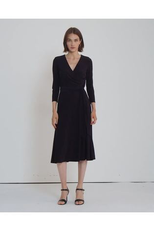 Buy Lauren Ralph Lauren Carlyna Black Dress from Next Luxembourg