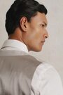 Reiss Grey Slice Puppytooth-Check Suit Waistcoat Wool-Blend - Image 2 of 9