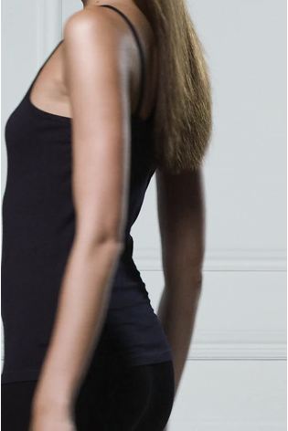 Navy Thin Strap Vest - Image 2 of 3