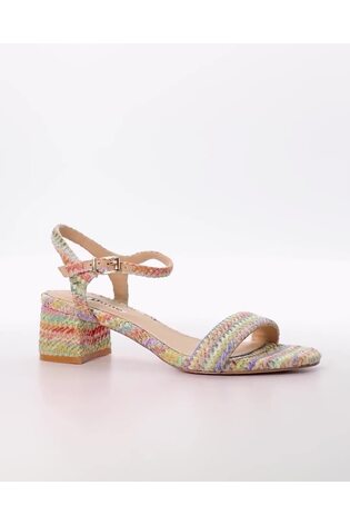 Buy Dune London Natural Maude Rainbow Weave Block Sandals from the Next UK online shop