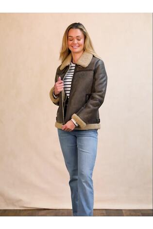 Lakeland Leather ז'קט טייסים, דגם Cawfell - תמונה 2 מתוך 9