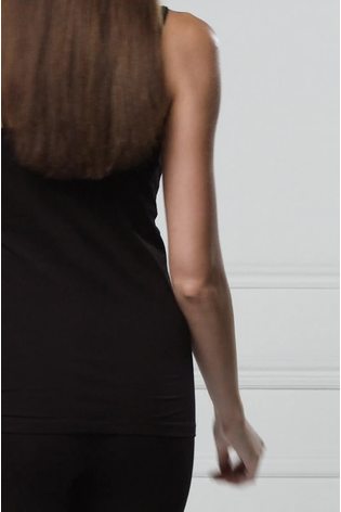 Black Thin Strap Vest - Image 2 of 5