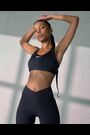 Nike Black Medium Swoosh Support Padded Sports Bra - Image 2 of 8