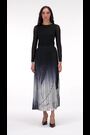 leem Black Shadow Print Pleated Skirt - Image 2 of 5