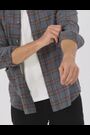 Blue Indigo Grid Check Shirt - Image 2 of 6