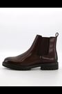 Dune London Brown Created Cleated Sole Chelsea Boots - Image 2 of 7