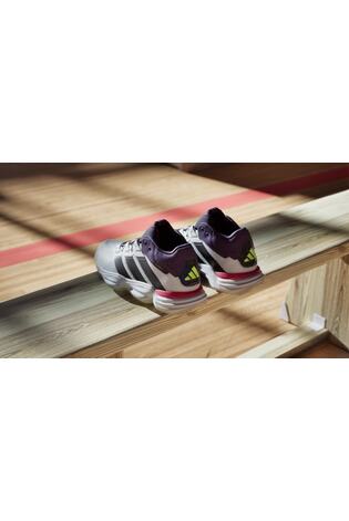 adidas White Court Stabil Indoor Shoes - Image 2 of 13