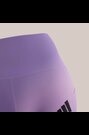 adidas Purple Optime 3-Stripes Full Length Leggings - Image 2 of 6