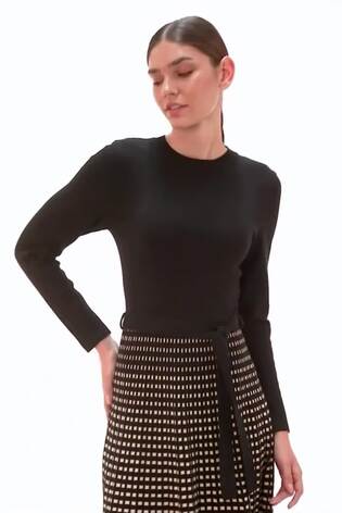 Roman Black Check Print Belted Jumper Dress - Image 2 of 6