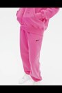 Nike Bright Pink Phoenix Fleece Oversized Mini Swoosh Pullover Hoodie - Image 2 of 10