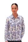 Roman Blue Petite Floral Embroidered Blouse - Image 2 of 6