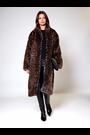 Religion temno razkošen prevelik plašč iz umetnega krzna Esme - Slika 2 iz 13