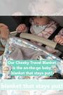 Cheeky Chompers Baby 100% Cotton Travel Blanket - Image 2 of 9