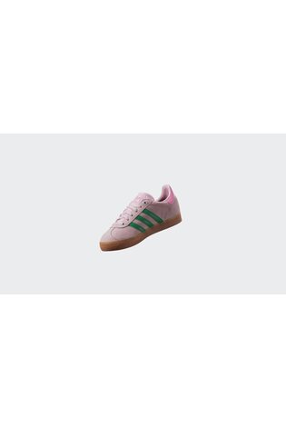 adidas Originals Pink Light Gazelle Lace Kids Trainers - Image 2 of 11 adidas Originals Pink Light Gazelle Lace Kids Trainers - Image 2 of 11