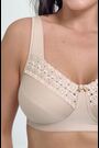 Miss Mary of Sweden Nude Broderie Anglaise Non-Wired Bra - Image 2 of 5