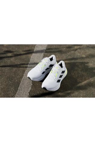 adidas White/Yellow Galaxy 7 Running Trainers - Image 2 of 18