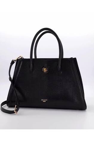 Черный - Dune London Daitlyn Structured Top Handle Handbag - Image 2 of 4