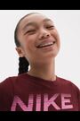Nike Burgundy Pro Cropped T-Shirt - Image 2 of 5