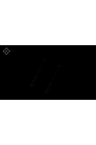 The Diamond Store White Gold 0.12ct Diamond Small Drop Earrings - Image 2 of 6