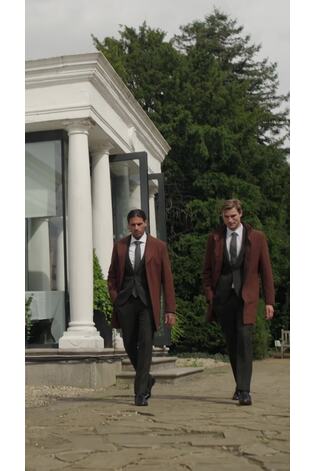 Harry Brown Brown Josh Wool Melton Overcoat - Image 2 of 12