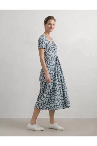 Seasalt Cornwall Blue Chapelle Jersey Dress - Image 2 of 8 Seasalt Cornwall Blue Chapelle Jersey Dress - Image 2 of 8