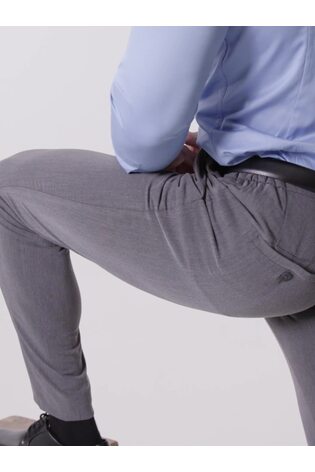 Tailored Athlete Grey Muscle Fit Essential Trousers - Image 2 of 8
