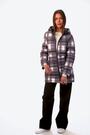Roman Black Check Print Quilted Puffer Coat - Image 2 of 6