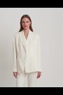 Lauren Ralph Lauren Cream Telbey Double Breasted Linen Blend Twill Blazer - Image 2 of 11