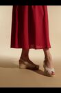 Blanco - Jones Bootmaker Blue Raquelle Leather Heeled Espadrilles - Imagen 2 de 7