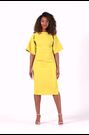 Closet Yellow London Kimono Midi Dress - Image 2 of 6