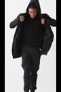 Black Long Waterproof Coat - Image 2 of 16