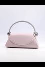 Dune London Cream Brynley Diamanté Tubular Hand Bag - Image 2 of 6