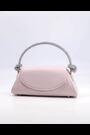 Dune London Cream Brynley Diamanté Tubular Hand Bag - Image 2 of 4