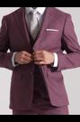Skopes Purple Slim Fit Jodrell Tweed Effect Suit Jacket - Image 2 of 8