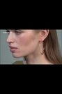 Karen Millen Large Crystal Sprinkle  Hoop Earrings - Image 2 of 6