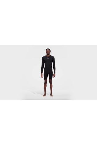 adidas Black Techfit Training Long Sleeve Top - Image 2 of 10