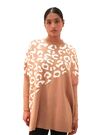 Roman Natural Leopard Print Knitted Jumper - Image 2 of 6