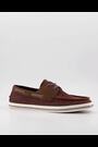 Dune London Brown Burnner Knitted Boat Shoes - Image 2 of 6