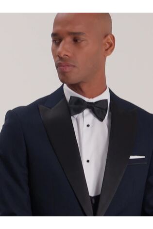 Skopes Blue Tailored Fit Sinatra Dinner Suit Jacket - Image 2 of 5