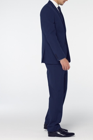 Bright Blue Tailored Suit Trousers
