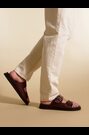 Jones Bootmaker Brown Watton Leather Slip-On Mules - Image 2 of 7