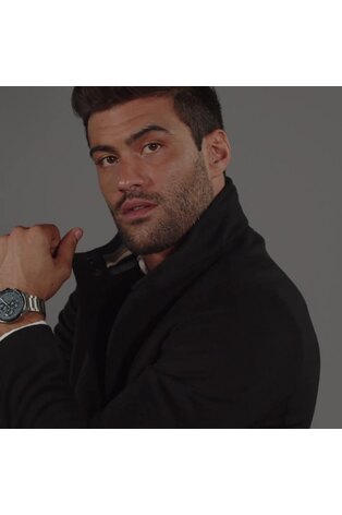 BOSS Silver Gents  Peak Chronograph Watch - Image 2 of 5