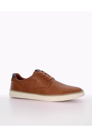 Tan - Standard-Fit - Dune London Trustees Turnschuhe mit Budapester-Design - Bild 2 von 6 Tan - Standard-Fit - Dune London Trustees Turnschuhe mit Budapester-Design - Bild 2 von 6