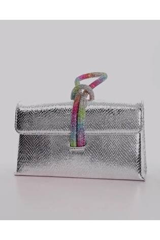 Dune London Black Serenities Turnlock Detail Chain Bag - Image 2 of 5
