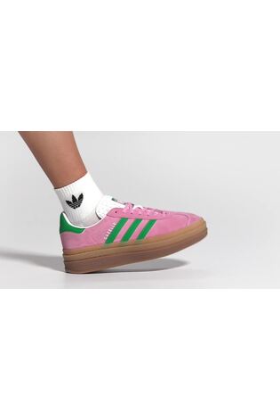adidas Originals Pink Gazelle Bold W Trainers - Image 2 of 11